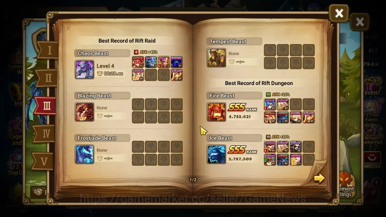 Summoners War: Sky Arena Accounts ASIA Lv 52|2 LD[Miying,Eirgar]+13 Total NB5[570RM, image 7