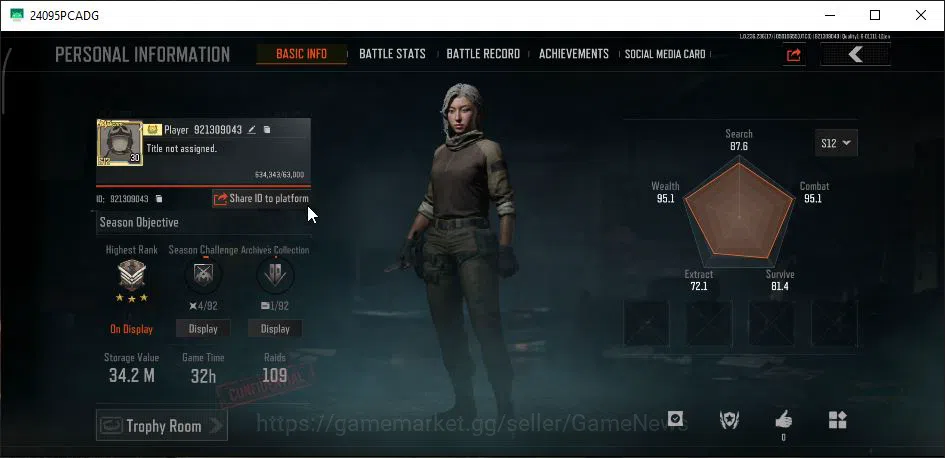 Arena Breakout Accounts MOBILE Lv30|SV 34M|CV 29M|AKM SS, AKS 74U QS, AK12 image 10