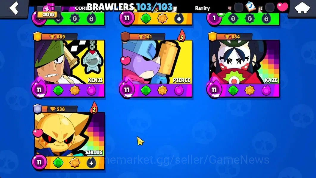 Brawl Stars Accounts 29K Trophy|103 Brawlers 36 Max Lvl|2 Full Buffies| image 11