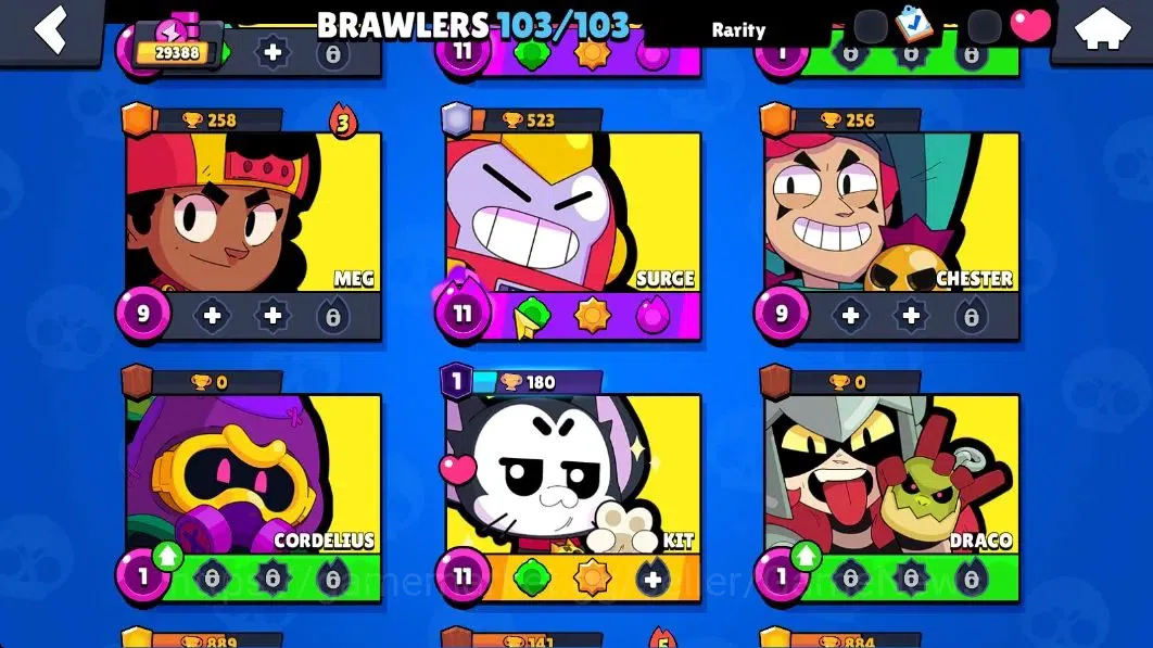 Brawl Stars Accounts 29K Trophy|103 Brawlers 36 Max Lvl|2 Full Buffies| image 12