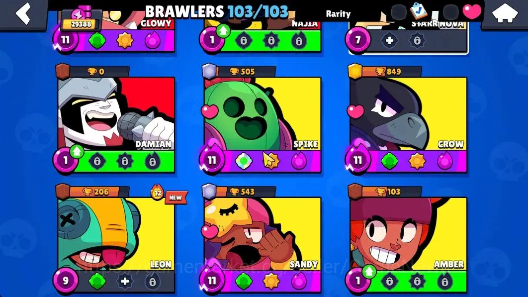 Brawl Stars Accounts 29K Trophy|103 Brawlers 36 Max Lvl|2 Full Buffies| image 13