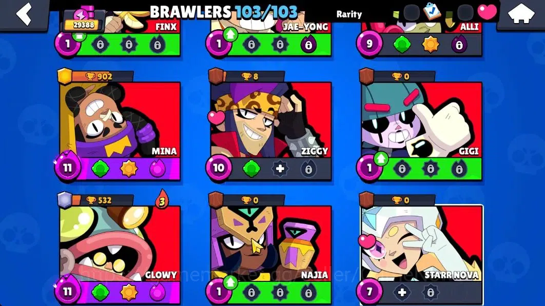 Brawl Stars Accounts 29K Trophy|103 Brawlers 36 Max Lvl|2 Full Buffies| image 14