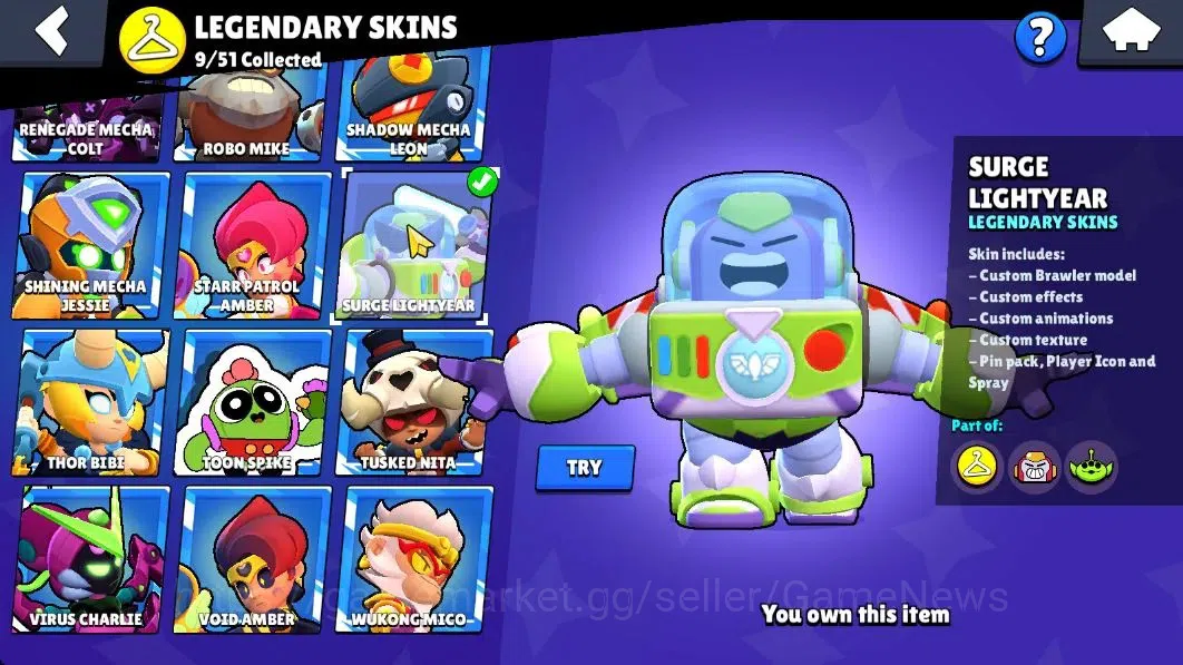 Brawl Stars Accounts 29K Trophy|103 Brawlers 36 Max Lvl|2 Full Buffies| image 20