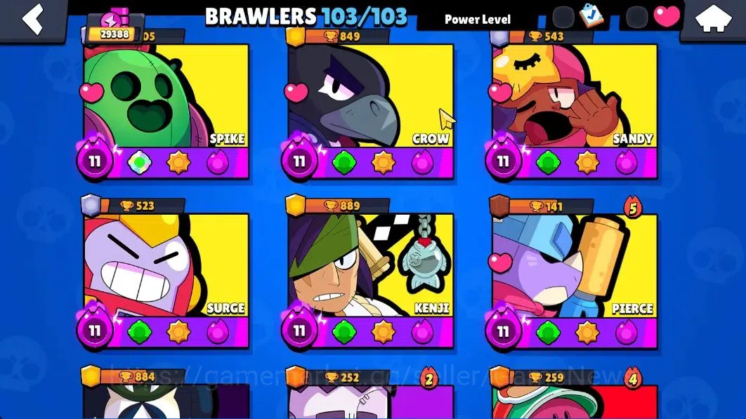 Brawl Stars Accounts 29K Trophy|103 Brawlers 36 Max Lvl|2 Full Buffies| image 9
