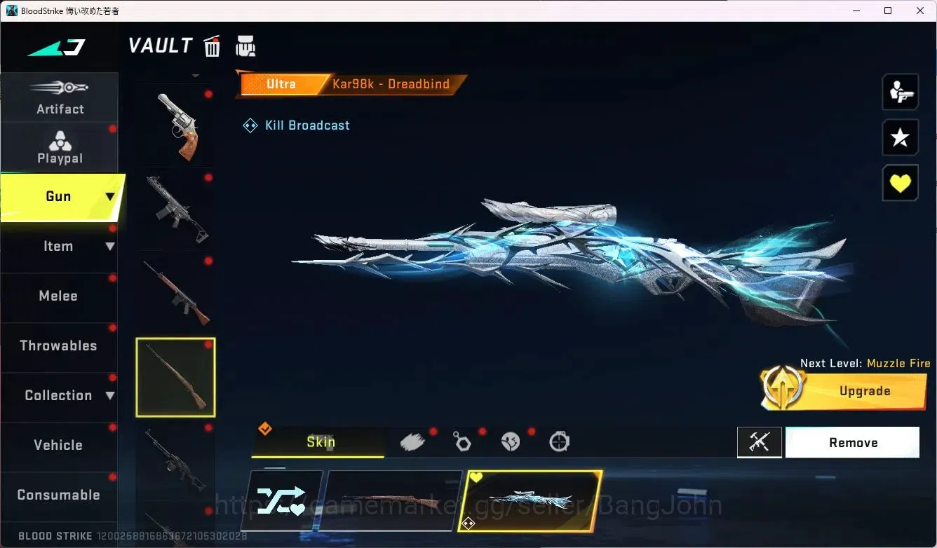 Blood Strike Accounts ASIA | AOT KAG-6,FAL|7DS AK47|BLEACH Ethan|3 Ultra image 9