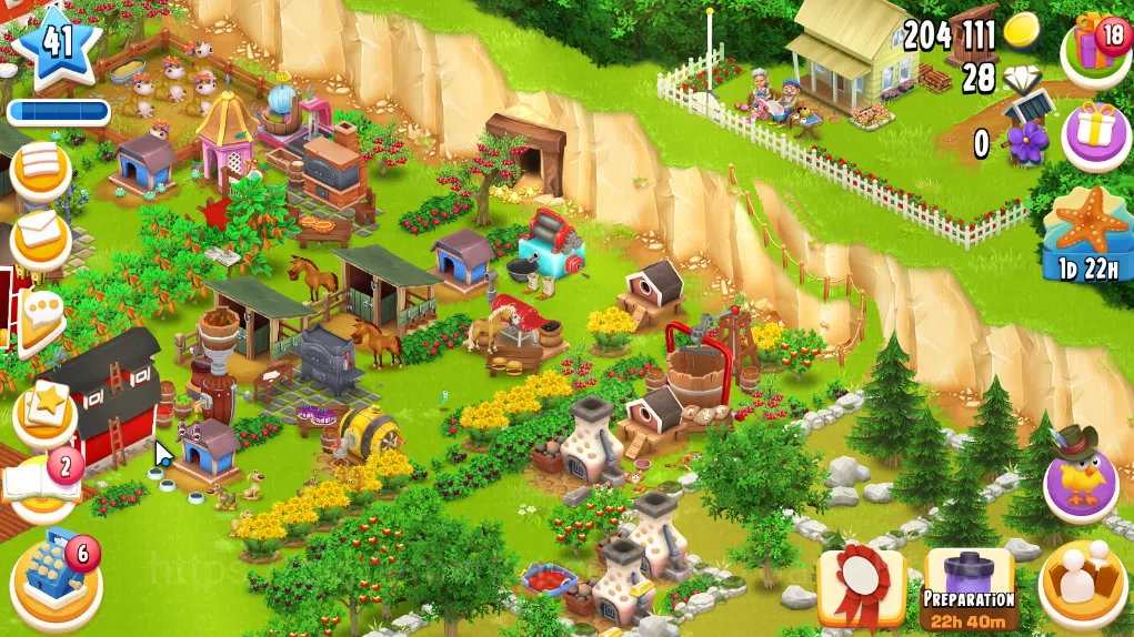 Hay Day Accounts Level 41 | Barn Storage 1050 + Silo Storage 625 | 204k Coins, 28 Diamonds |CN ON|Log Supercell ID|Take 2