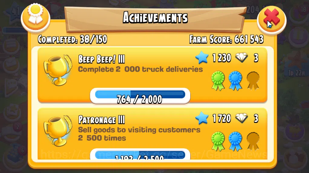 Hay Day Accounts Level 41 | Barn Storage 1050 + Silo Storage 625 | 204k Coins, 28 Diamonds |CN ON|Log Supercell ID|Take 9