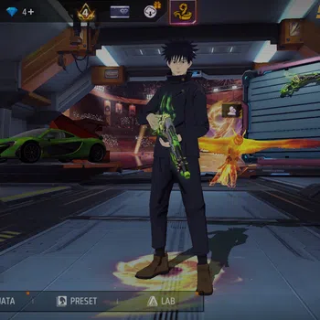 Free Fire Accounts akun epep gagah lagi nih ada gojo skin baju banyak sg lumut  all aman tinggal pake