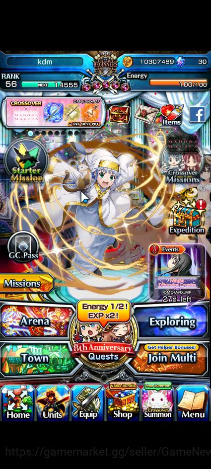 Grand Summoners Starter Global|Rank 56|Starter Acc|4 Ascend|Index+TW,Summe image 1
