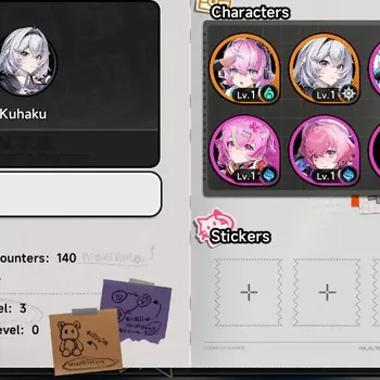 Neverness to Everness Accounts America | Starter HL3 | 1 Limit Linko A1+Sign| 1 Selector S-Class | MC Female |TakeMail