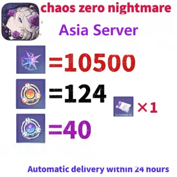 Chaos Zero Nightmare Accounts Asia|Crystal×10500+Rescue Anchor×124+Signal Amplification Anchor×40|Fast Delivery
