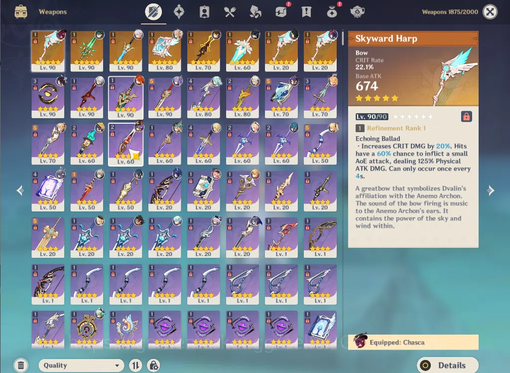 Genshin Impact Accounts ASIA|AR58|11 Limited +8(*5Weapon)|XiaoC1+Sign,Colu image 8