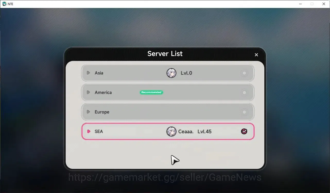 Neverness to Everness Accounts GLOBAL SEA|HL 45|TL 38|8 SSR 3 Limited (Chaos 1