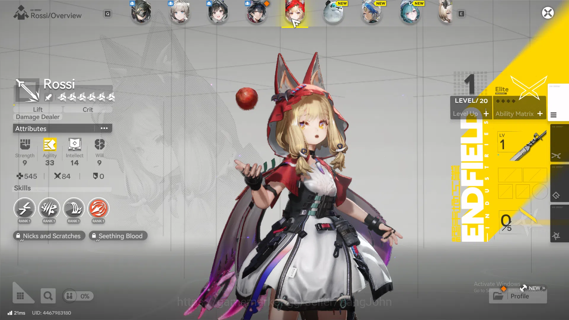 Arknights: Endfield Accounts ASIA | Starter ACC| Rossi| More detail check SS AK image 6