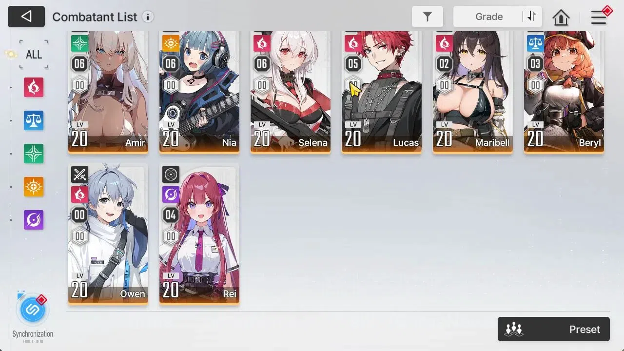 Chaos Zero Nightmare Accounts GLOBAL Lv46|9 SSR[Heidemarie+Sign,Diana,CizuruM1,K image 5