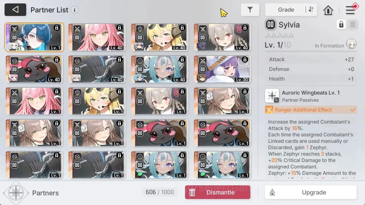 Chaos Zero Nightmare Accounts GLOBAL Lv46|9 SSR[Heidemarie+Sign,Diana,CizuruM1,K image 6