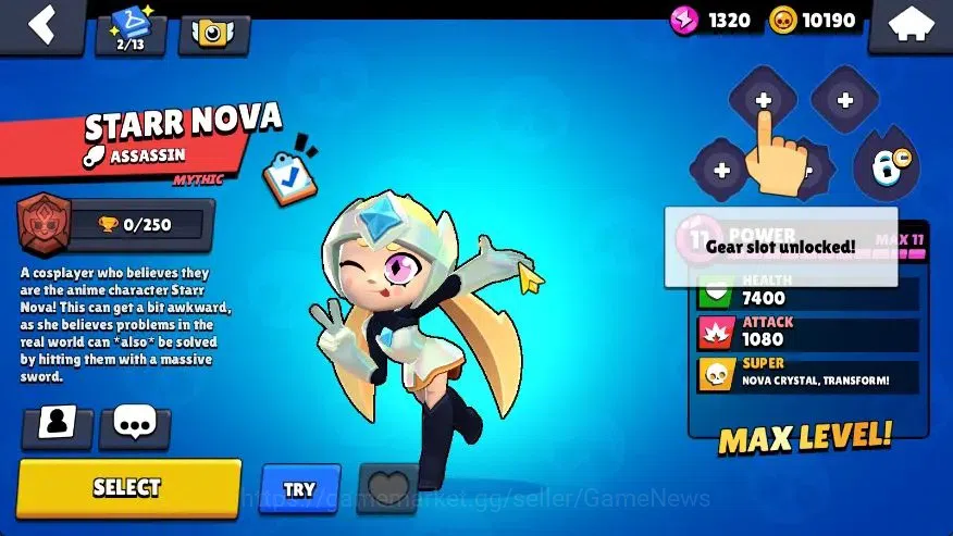 Brawl Stars Accounts 1507 Trophy|20 Brawlers 2 Max Lvl (Full Buffies Ed image 9