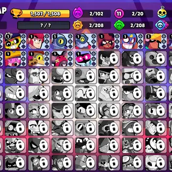 Brawl Stars Accounts 1507 Trophy|20 Brawlers 2 Max Lvl (Full Buffies Ed image 1
