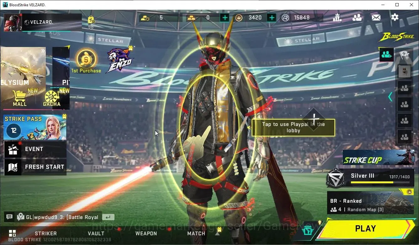 Blood Strike Accounts ASIA|MELEE LightBlade-DarkForce+Collab TOKRAV-Wors image 1