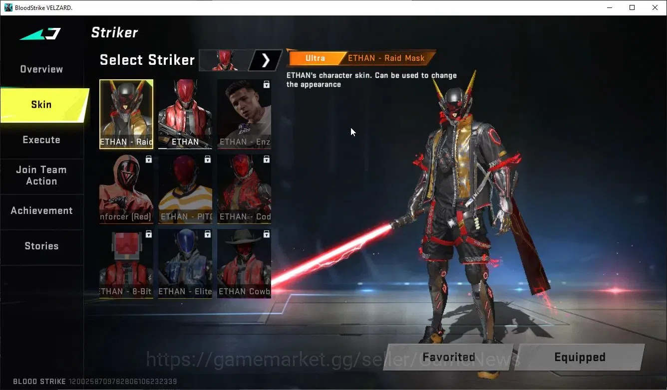 Blood Strike Accounts ASIA|MELEE LightBlade-DarkForce+Collab TOKRAV-Wors image 3