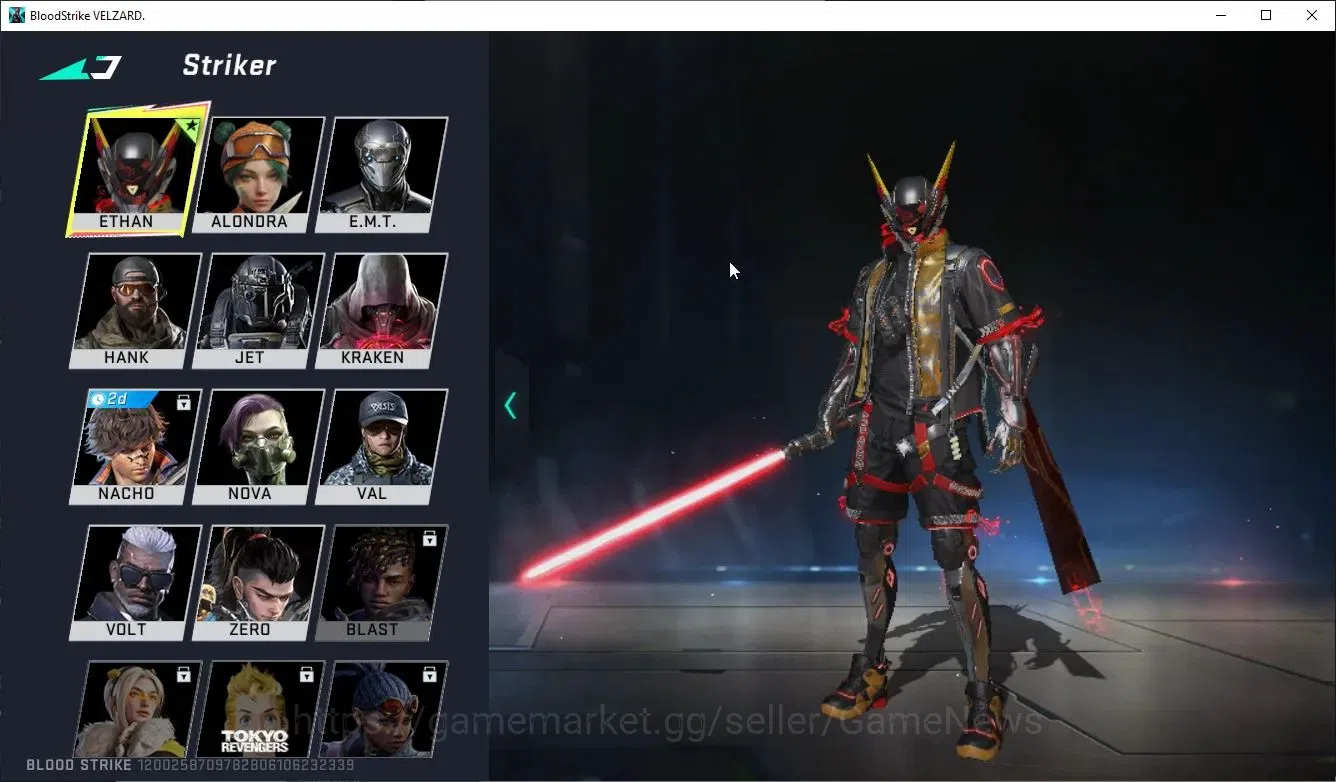 Blood Strike Accounts ASIA|MELEE LightBlade-DarkForce+Collab TOKRAV-Wors image 4