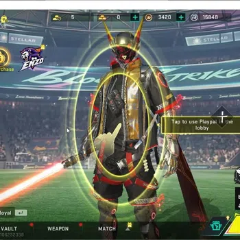 Blood Strike Collab Skin ASIA|MELEE LightBlade-DarkForce+Collab TOKRAV-Wors image 1