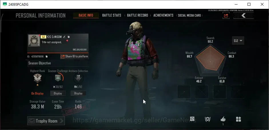 Arena Breakout Accounts MOBILE|Lvl 30|SV 38,3M|CV 30,2M|Secred Document|RS image 2