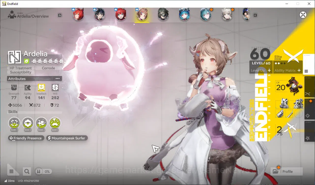 Arknights: Endfield Accounts Asia Lv45|3 SSR[Laevatain+Sign,ArdeliaP2+Sign,Last image 3