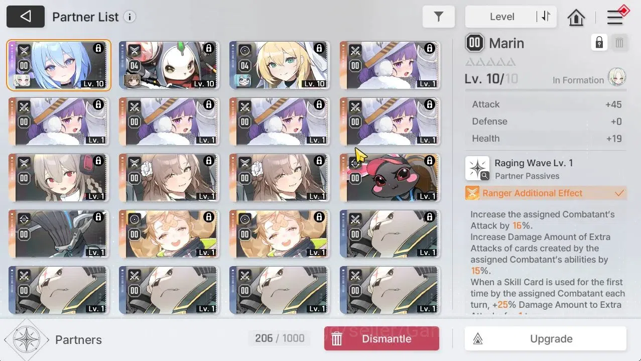 Chaos Zero Nightmare Accounts GLOBAL Lv34|5 SSR[HeidemariM1,Tiphera,Rin,MeiLin,V image 9