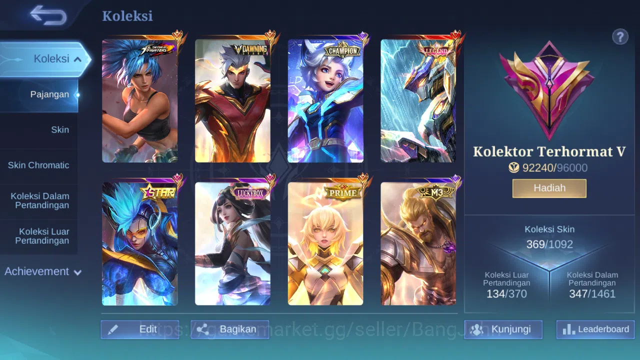 Mobile Legends: Bang Bang Accounts Hero 132 Skin 369 | Dawning Chou | Prime Beatrix | image 13