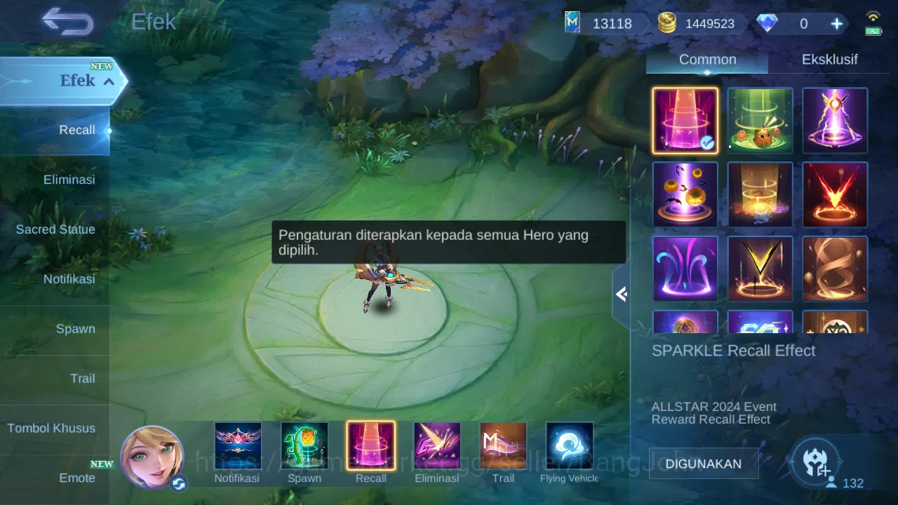 Mobile Legends: Bang Bang Accounts Hero 132 Skin 369 | Dawning Chou | Prime Beatrix | image 15