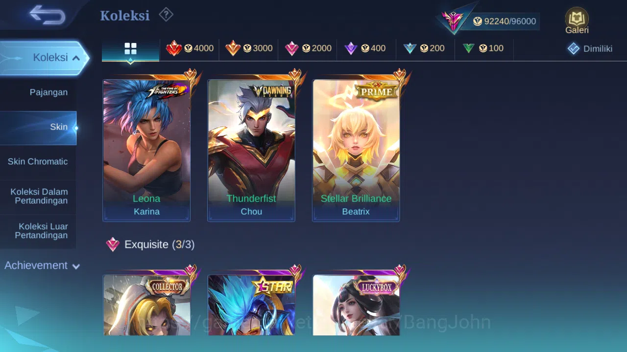 Mobile Legends: Bang Bang Accounts Hero 132 Skin 369 | Dawning Chou | Prime Beatrix | image 3