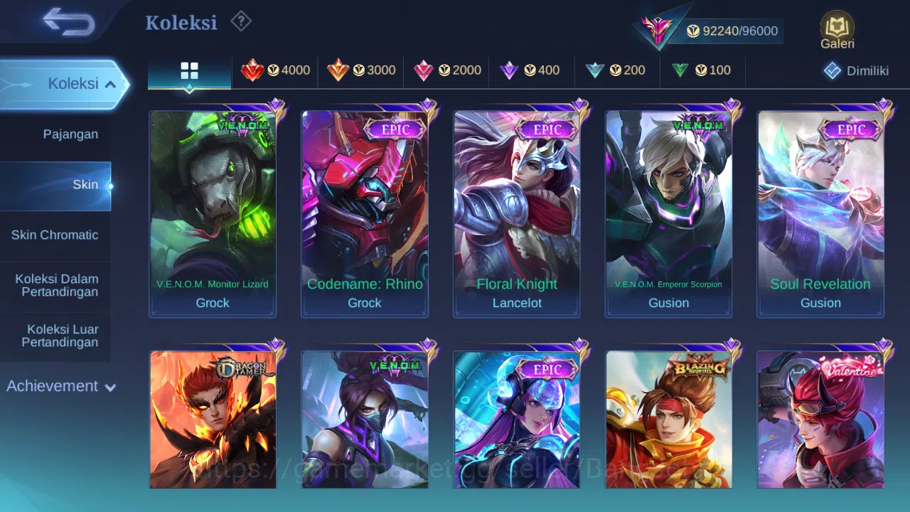 Mobile Legends: Bang Bang Accounts Hero 132 Skin 369 | Dawning Chou | Prime Beatrix | image 9