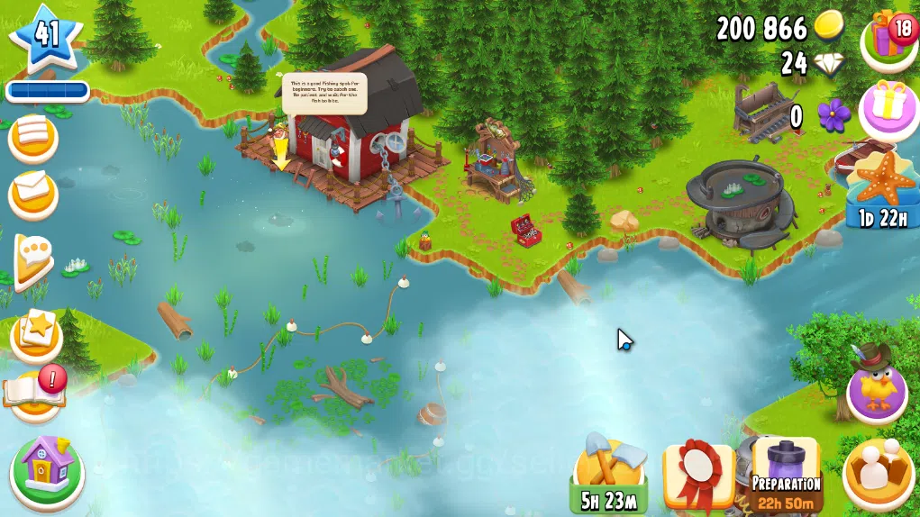 Hay Day Accounts Level 41 | Barn Storage 1100 + Silo Storage 625 | 200k Coins, 24 Diamonds |CN ON|Log Supercell ID|Take 5