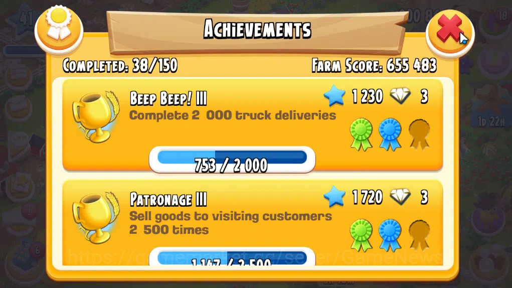Hay Day Accounts Level 41 | Barn Storage 1100 + Silo Storage 625 | 200k Coins, 24 Diamonds |CN ON|Log Supercell ID|Take 9