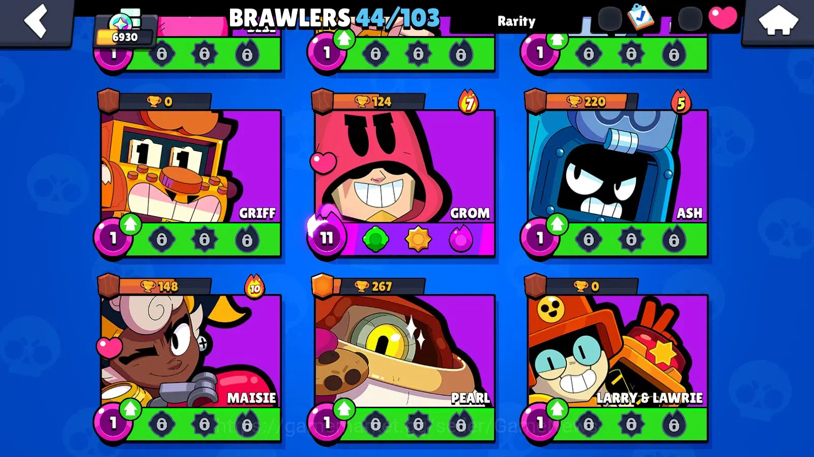Brawl Stars Accounts 6930 Trophy|19,5K Bling,11,6K PP,36,5K Coins|44 Br image 12