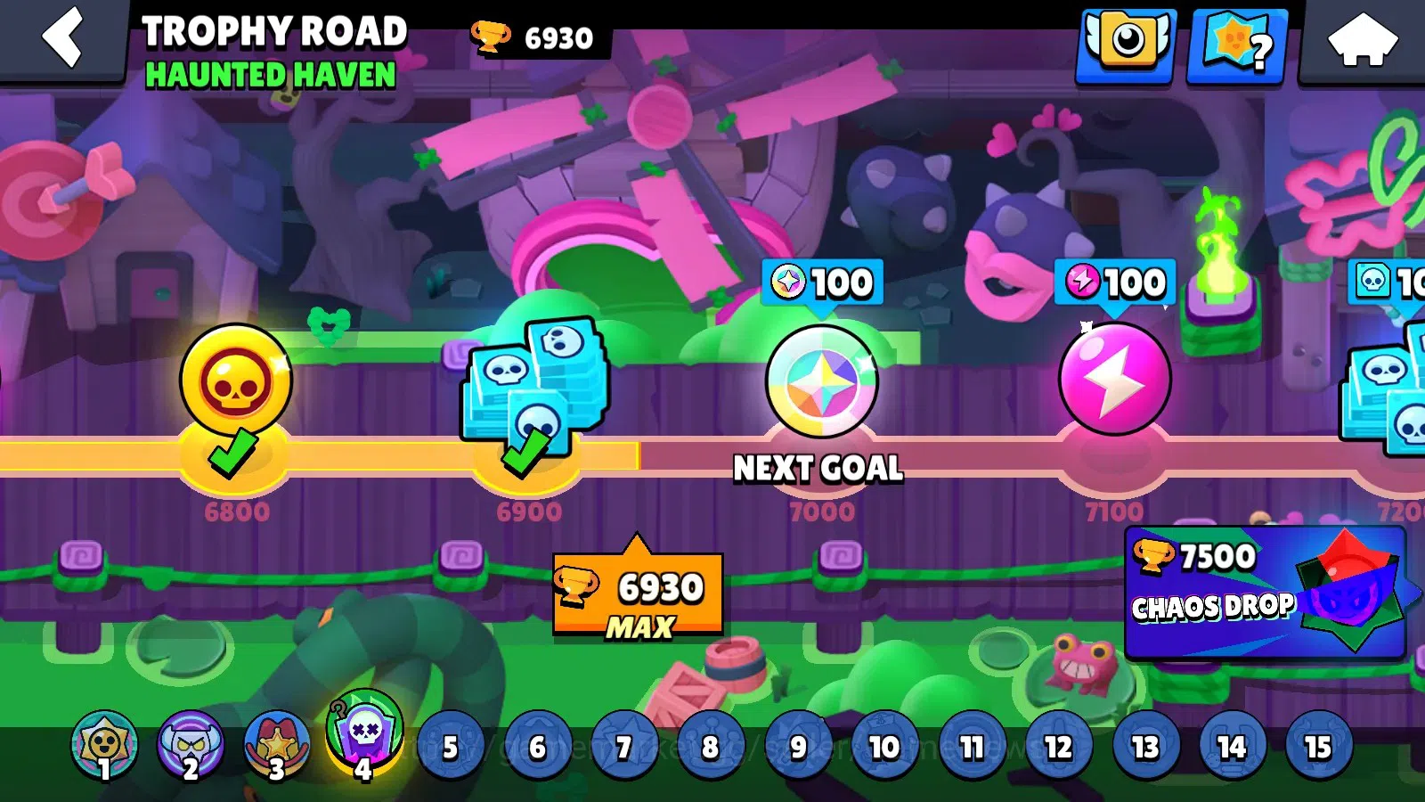 Brawl Stars Accounts 6930 Trophy|19,5K Bling,11,6K PP,36,5K Coins|44 Br image 7