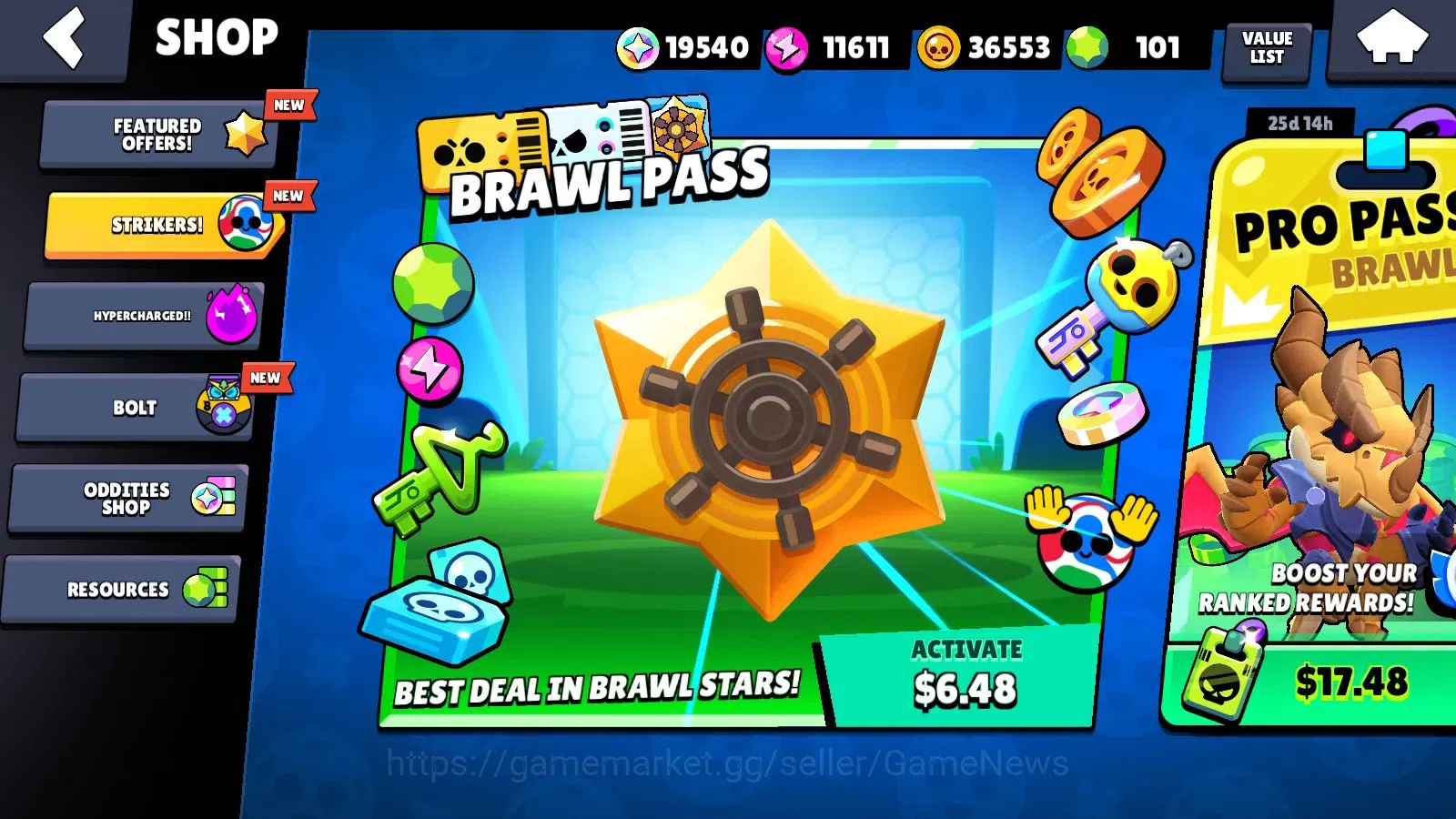 Brawl Stars Accounts 6930 Trophy|19,5K Bling,11,6K PP,36,5K Coins|44 Br image 8