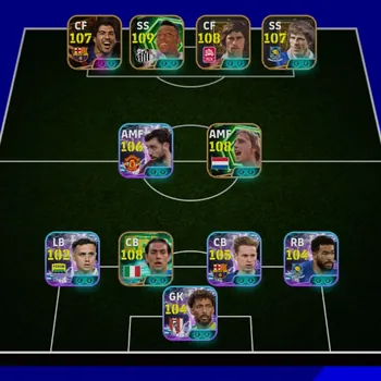 eFootball Accounts High-End [Android/iOS]Pele(109)Muller(108)Cruyff(109)Suarez(108)Nesta(108)and more | Heavy squad (3280)