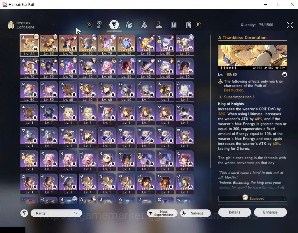 Honkai Star Rail Accounts Asia|TL 68|2,2K SJ|Premium DoT|14 Limited|[Saber E image 7
