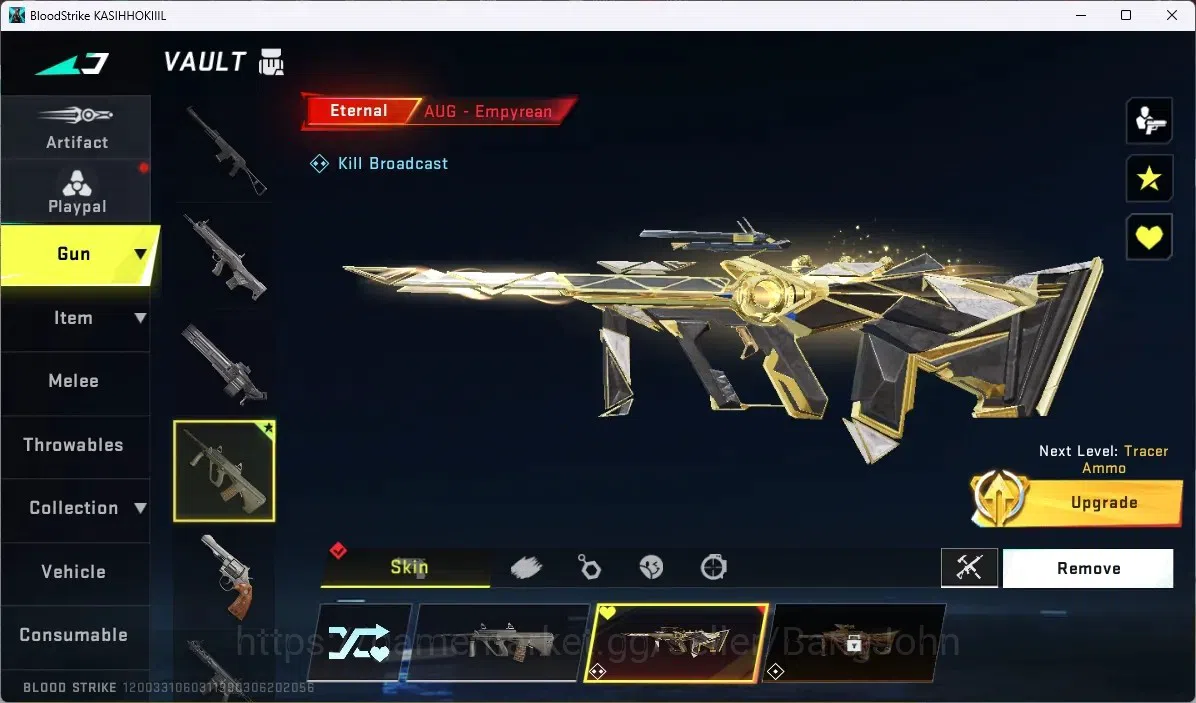 Blood Strike Accounts ASIA | 1 ETERNAL GUN: AUG-Empyrean|1 LEGENDARY COL image 3