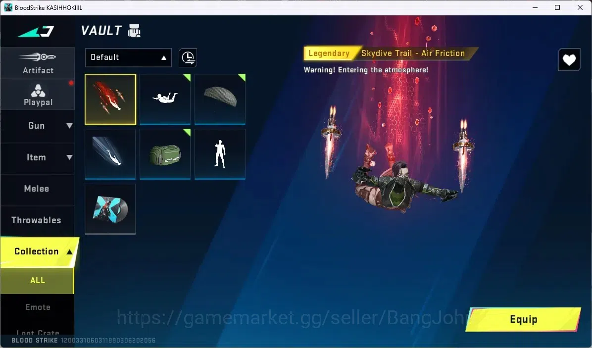 Blood Strike Accounts ASIA | 1 ETERNAL GUN: AUG-Empyrean|1 LEGENDARY COL image 5