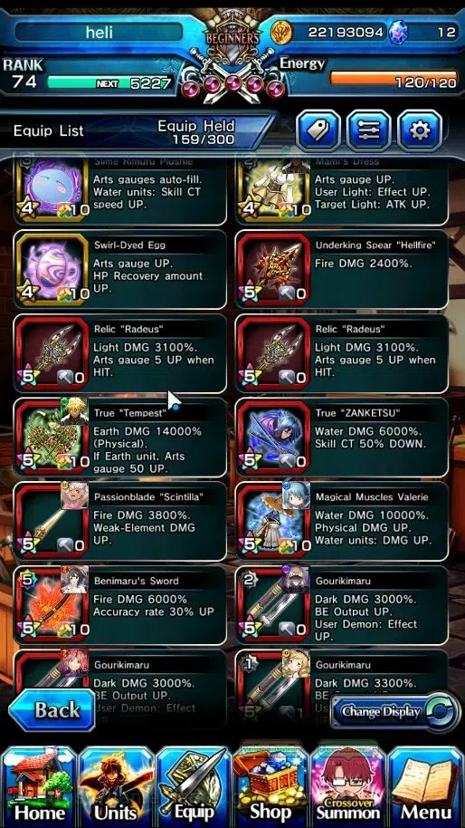 Grand Summoners Accounts Global|Rank 74|19 Ascend+5 TW|S Miyu,S Miki,Shirou image 11