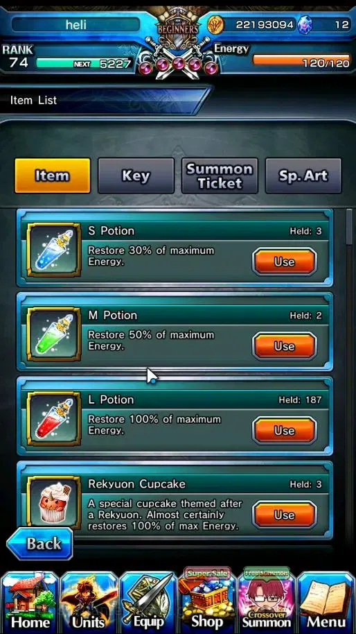 Grand Summoners Accounts Global|Rank 74|19 Ascend+5 TW|S Miyu,S Miki,Shirou image 2