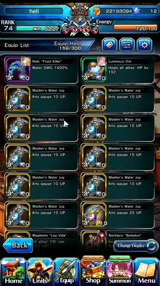 Grand Summoners Accounts Global|Rank 74|19 Ascend+5 TW|S Miyu,S Miki,Shirou image 6