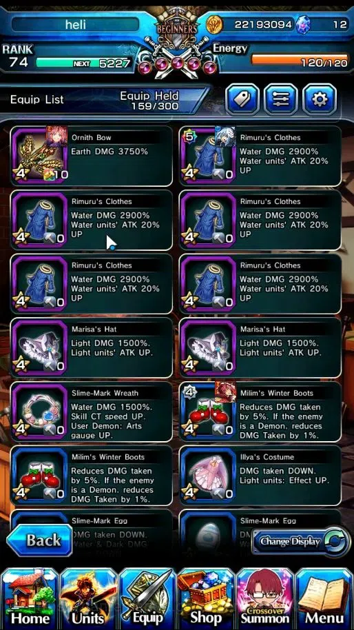 Grand Summoners Accounts Global|Rank 74|19 Ascend+5 TW|S Miyu,S Miki,Shirou image 9