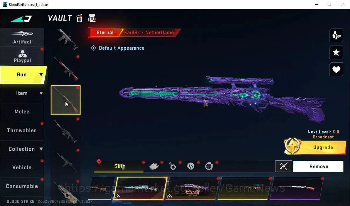 Blood Strike Accounts ASIA|EVO DRACO|ETERNAL Kar98k|Ultra[M4A1,Origin-12 image 9