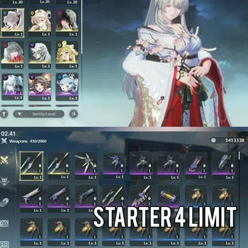 Wuthering Waves Starter NA |UL 8 | Hiyuki lynae chisa phrolova |  Manual P image 1