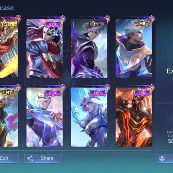 Mobile Legends: Bang Bang Accounts Others Global|144S|Expert|AnnualHayabusa|SpongeBobCyclops|KOFKarina|Epic Moskov Roger