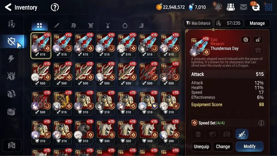 Epic Seven Accounts GLOBAL Unverif|New Era|12 ML[BArunka,LOTScales,DP image 12